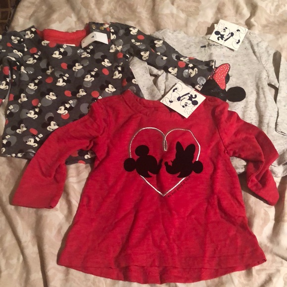 Mickey mouse long sleeve tops